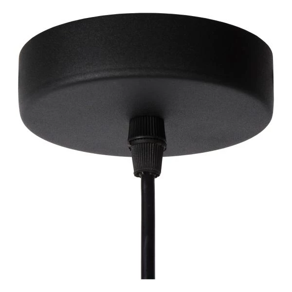 Lucide ZIDANE - Pendant light - Ø 76 cm - 1xE27 - Black - detail 1